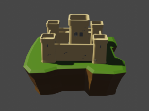 medieval castle 02 Modelo 3D