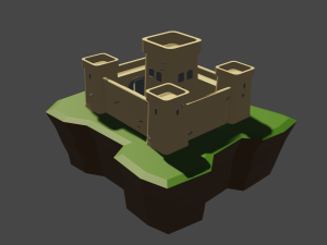 medieval castle 02 Modelo 3D