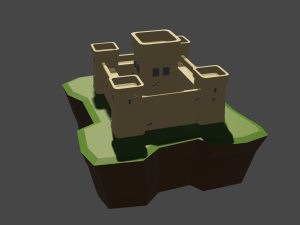 medieval castle 02 Modelo 3D