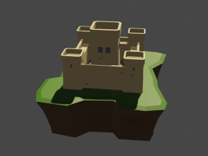 medieval castle 02 Modelo 3D