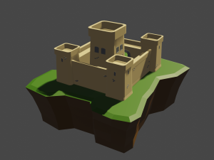 medieval castle 02 Modelo 3D
