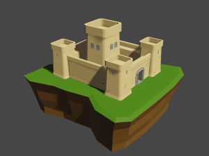 medieval castle 02 Modelo 3D