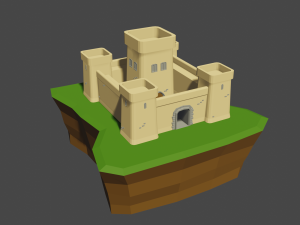 medieval castle 02 Modelo 3D