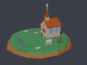 church 3D 모델