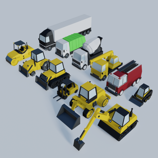 special vehicles Modèle 3D .c4d .max .obj .3ds .fbx .stl .blend