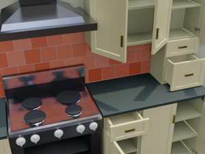 kitchen Modelo 3D