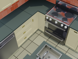 kitchen Modelo 3D