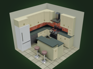 kitchen Modelo 3D