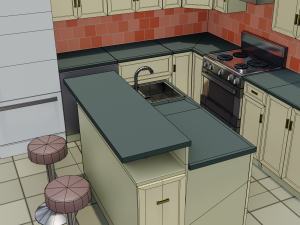 kitchen Modelo 3D