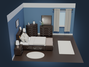 bedroom Modelo 3D