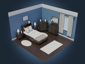 bedroom Modelo 3D