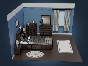 bedroom Modelo 3D
