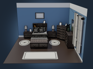 bedroom Modelo 3D
