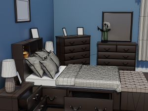 bedroom Modelo 3D