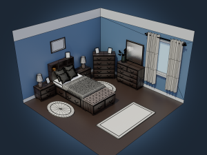bedroom Modelo 3D
