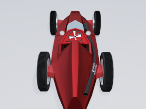 retro sport car 3Dモデル