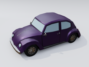 cartoon car Modelo 3D
