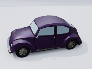cartoon car Modelo 3D
