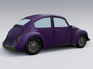 cartoon car Modelo 3D
