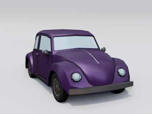cartoon car Modelo 3D