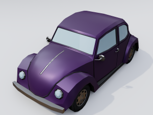 cartoon car Modelo 3D