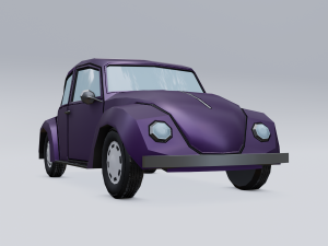 cartoon car Modelo 3D