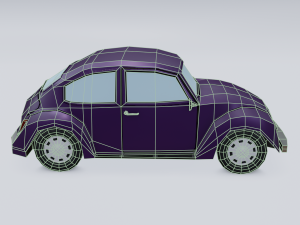 cartoon car Modelo 3D