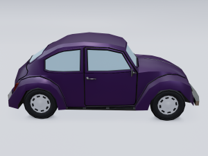 cartoon car Modelo 3D