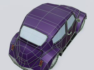 cartoon car Modelo 3D