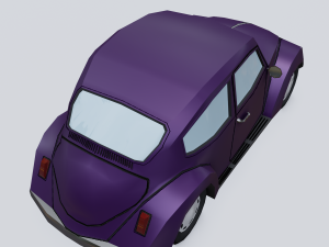 cartoon car Modelo 3D