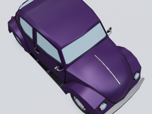 cartoon car Modelo 3D