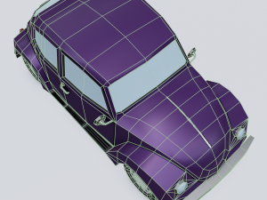 cartoon car Modelo 3D