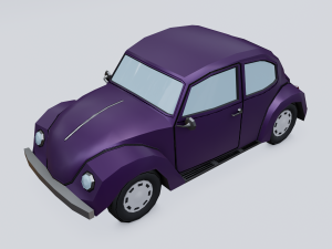 cartoon car Modelo 3D