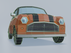 cartoon car 3D 模型