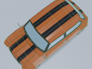 cartoon car 3D 模型