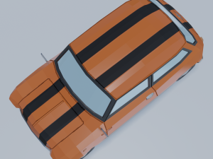 cartoon car 3D 模型