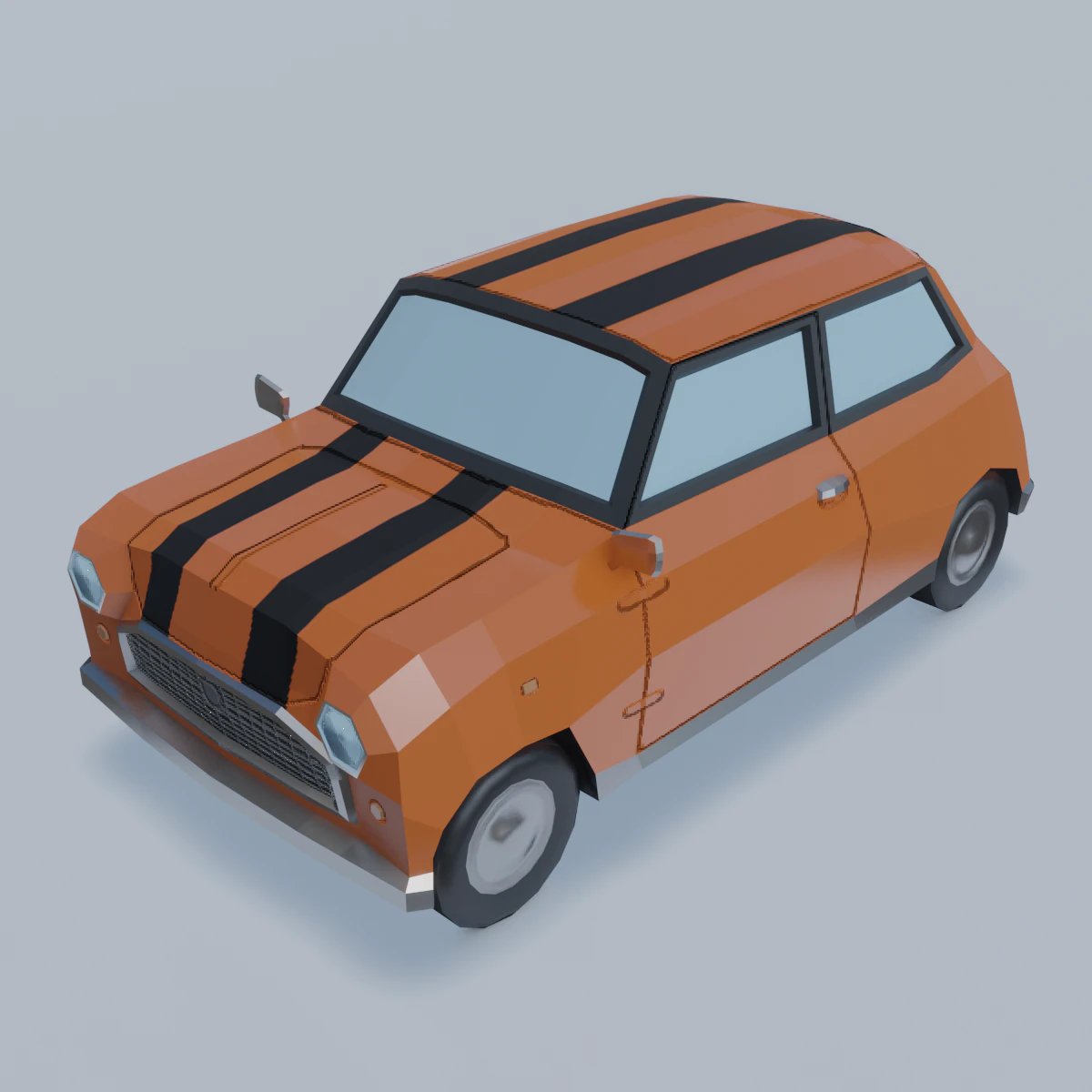 cartoon car 3D Model .c4d .max .obj .3ds .fbx .stl .blend