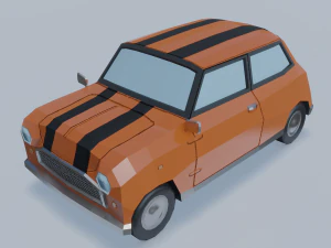 漫画の車 3Dモデル