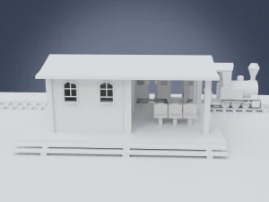 parque de divers&otilde;es Modelo 3D