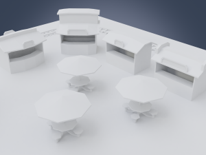 amusement park 3D Modell