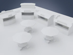 parque de divers&otilde;es Modelo 3D