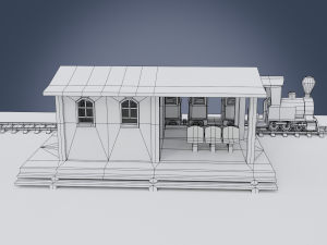 amusement park 3D Modell