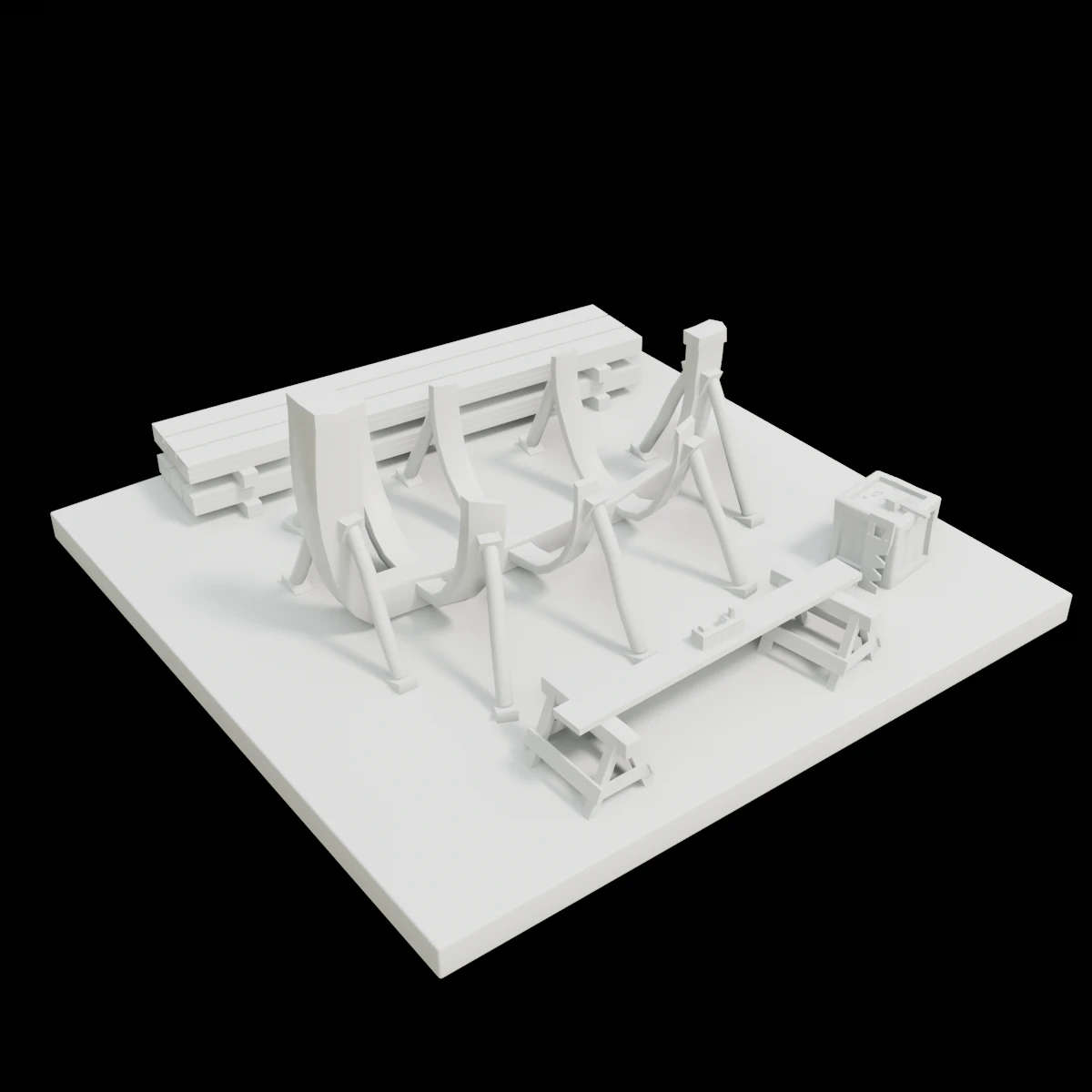 toon shipyard 3D Model .c4d .max .obj .3ds .fbx .stl .blend