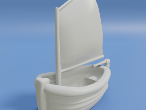 toon sailboat Modelo 3D