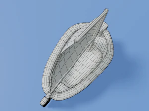 toon sailboat 3D Model