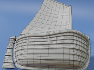 toon sailboat Modello 3D