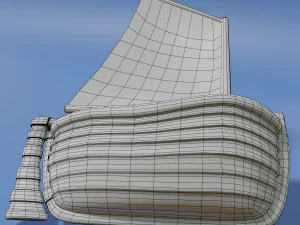 toon sailboat 3D Model