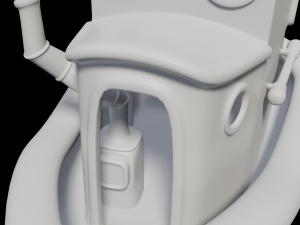 toon tugboat 3D Модель