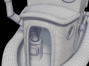 toon tugboat 3D Модель