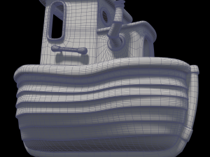 toon tugboat 3D Модель